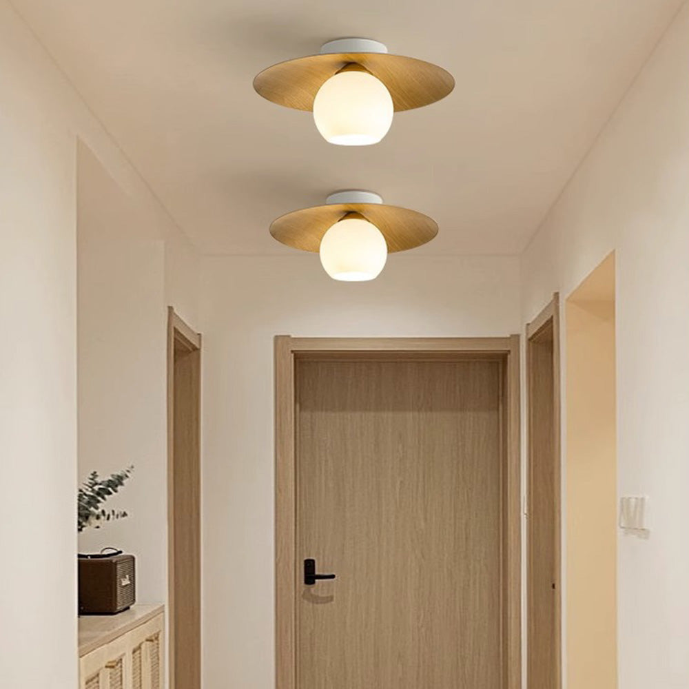 Moderne Semi-Flush Taklampe | Skanto