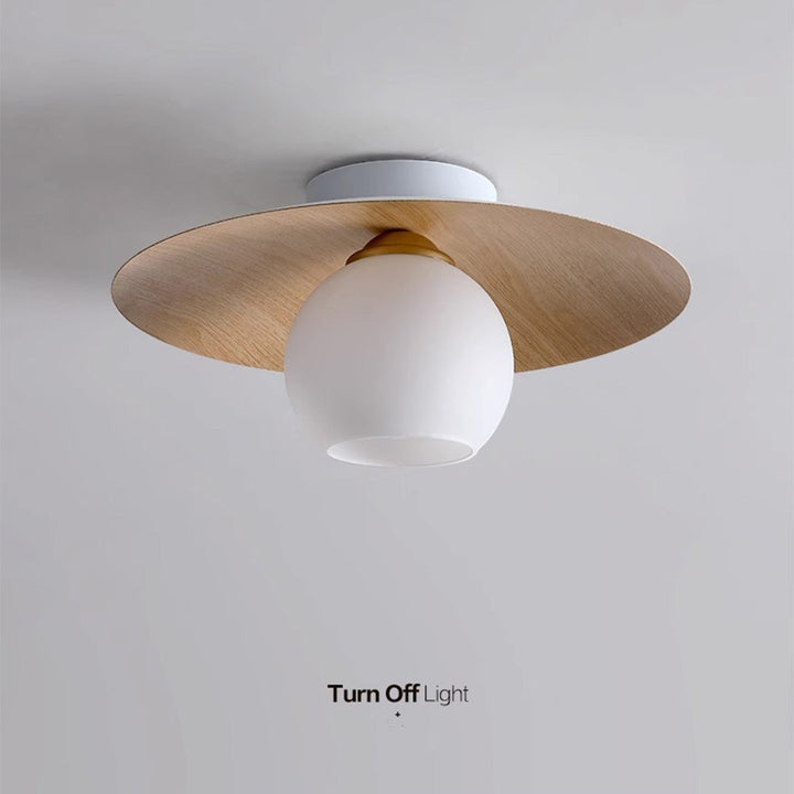 Moderne Semi-Flush Taklampe | Skanto