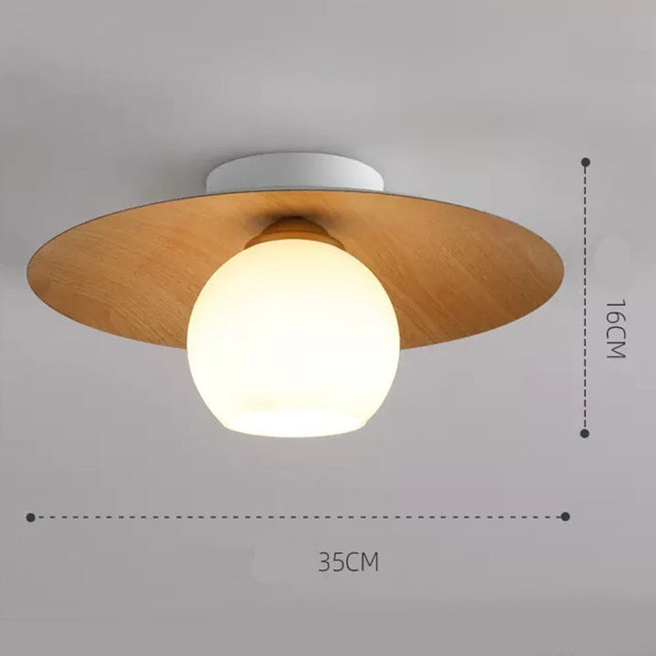 Moderne Semi-Flush Taklampe | Skanto