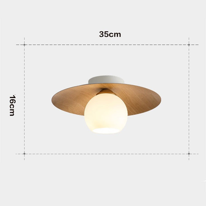 Moderne Semi-Flush Taklampe | Skanto