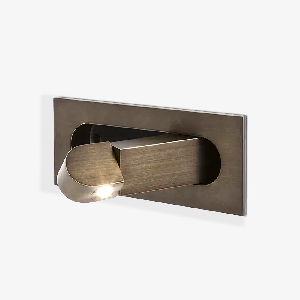 Norvo | LED Nattbordslampe LUMEVIA | 3 Lysfarger | Aluminiumlegering | Ø19 cm x H8 cm | Med Trykknapp