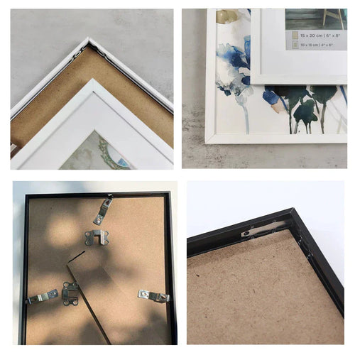 Moderne metallramme 13x18 15x20 A4 21x30 30x40cm 40x50cm 50x70 ramme for lerrettrykk med plexiglass | Skanto
