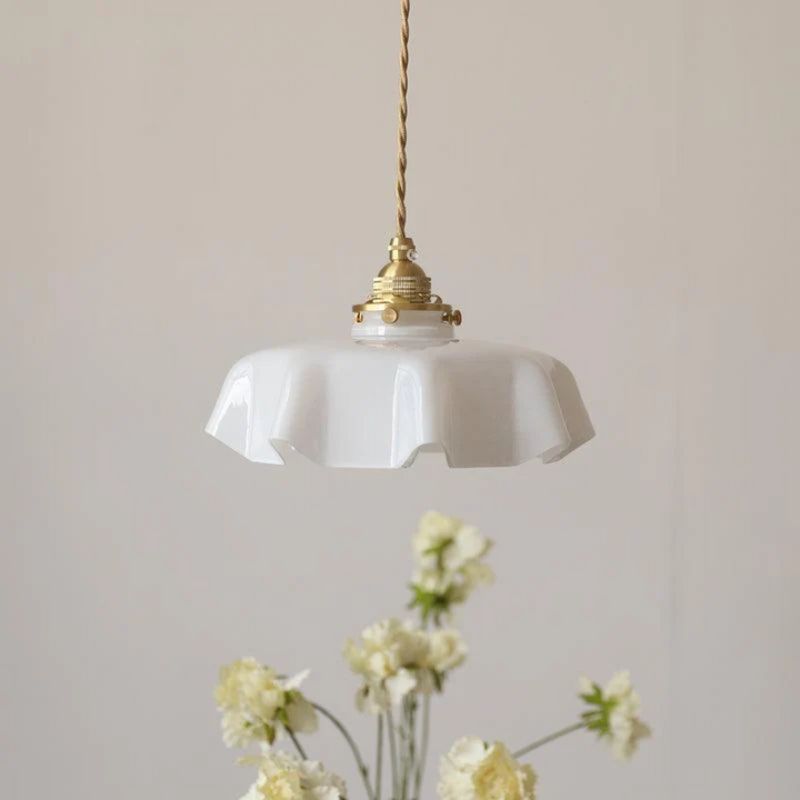 Moderne Glass Båndkant Pendellampe | Skanto