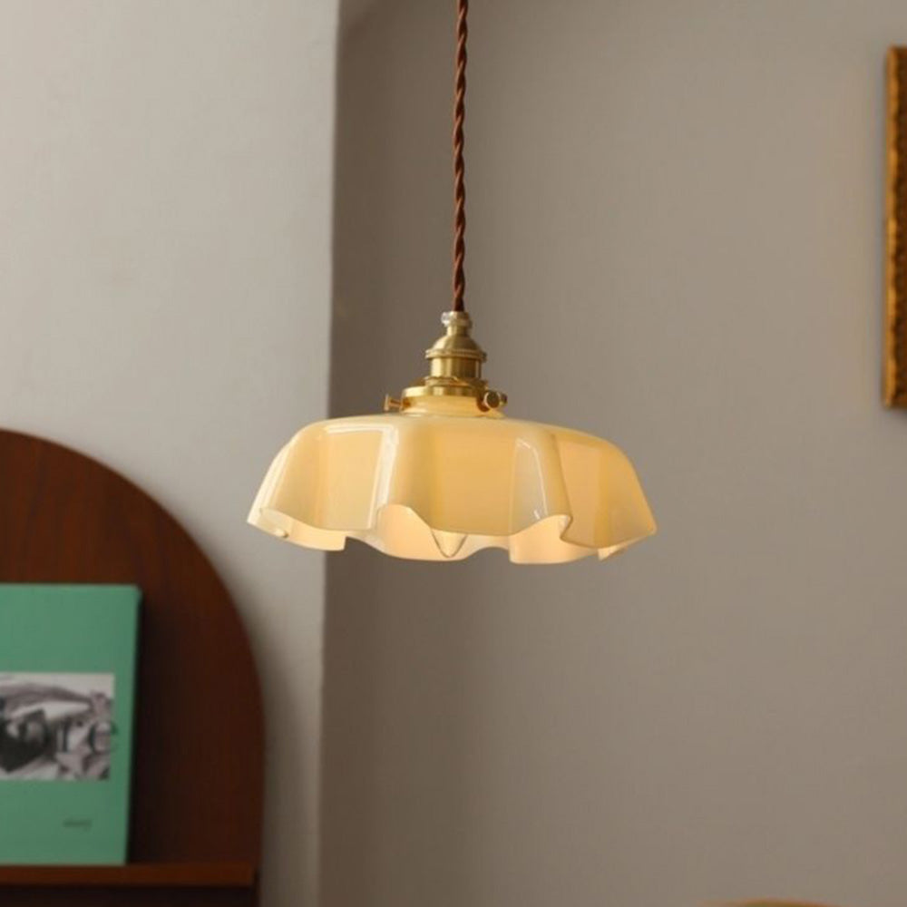 Moderne Glass Båndkant Pendellampe | Skanto