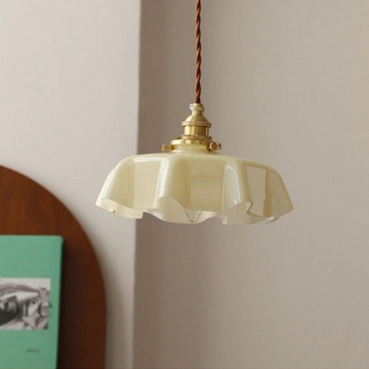 Moderne Glass Båndkant Pendellampe | Skanto