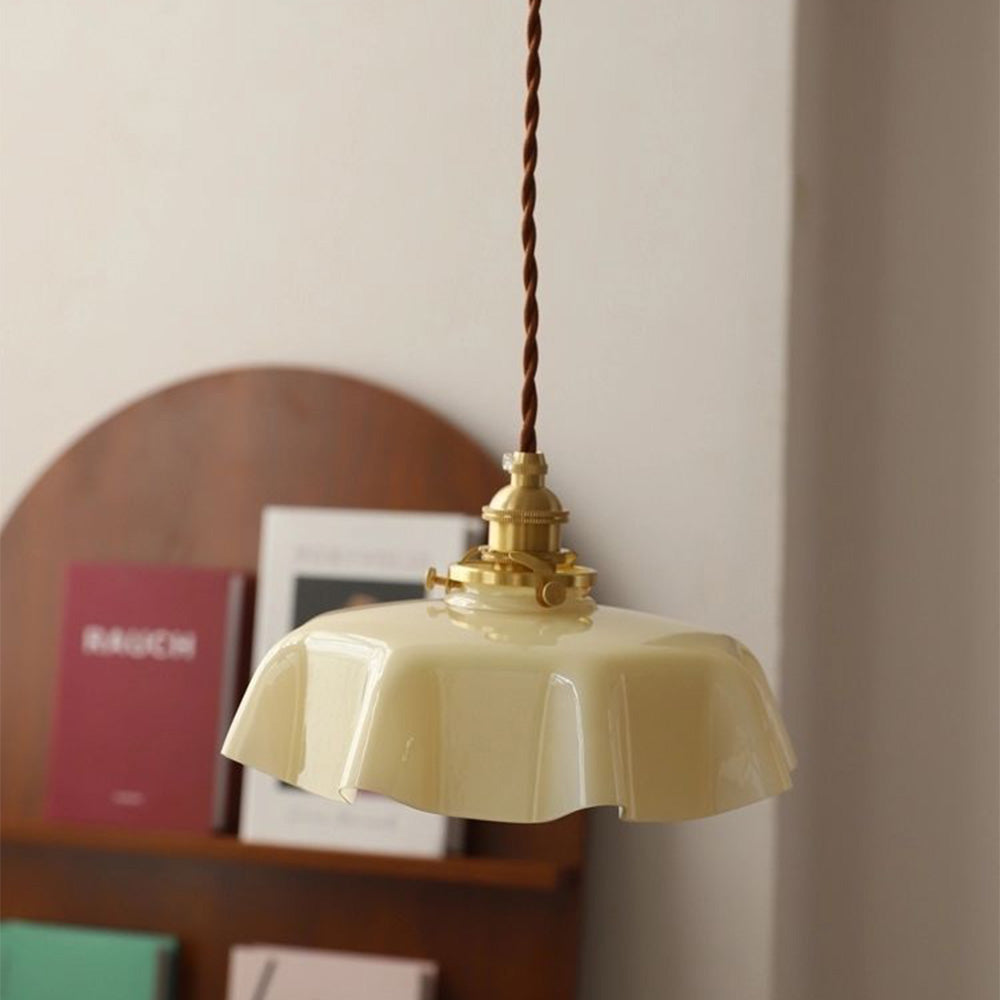 Moderne Glass Båndkant Pendellampe | Skanto