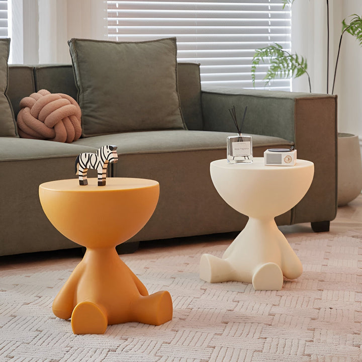 Skanto | Moderne Rund Plast Sidebord