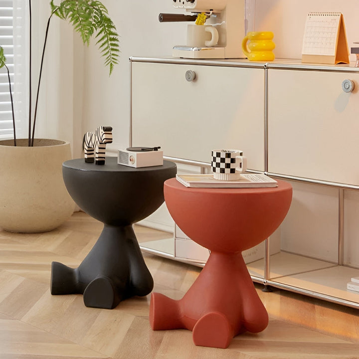 Skanto | Moderne Rund Plast Sidebord