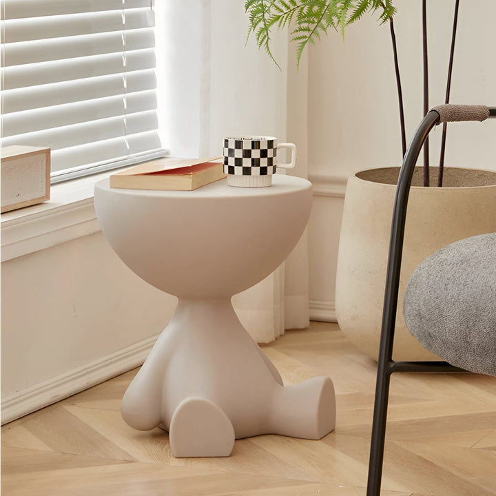 Skanto | Moderne Rund Plast Sidebord