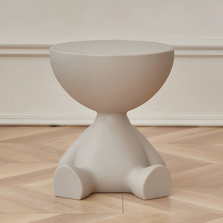 Skanto | Moderne Rund Plast Sidebord