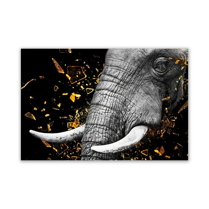 Moderne ville dyreplakater veggkunst fine kunst lerretsutskrifter løve elefant leopard zebra bilder for stue kontorinnredning | Skanto