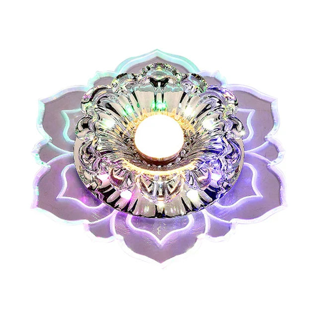 Elegant krystall taklampe med LED – Moderne belysning for oppholdsrom | Skanto