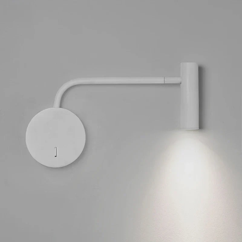 Svingbar LED Vegglampe – Moderne Leselampe for Soverom | Skanto