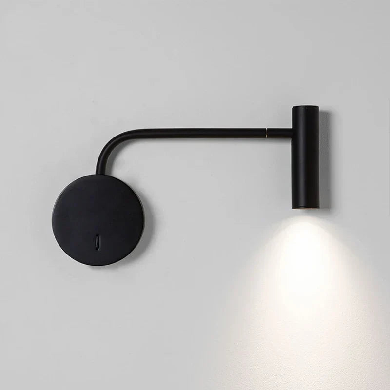 Svingbar LED Vegglampe – Moderne Leselampe for Soverom | Skanto