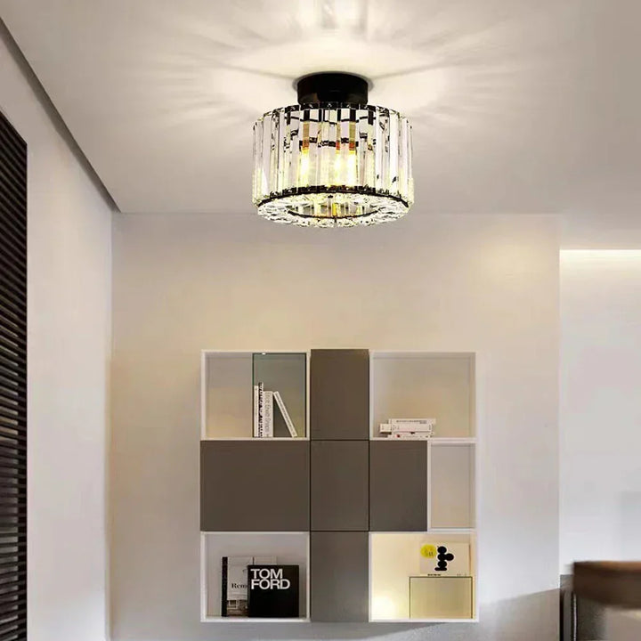 Luksus Krystalltaklampe - Moderne Glans for Stue, Soverom & Hall | Skanto