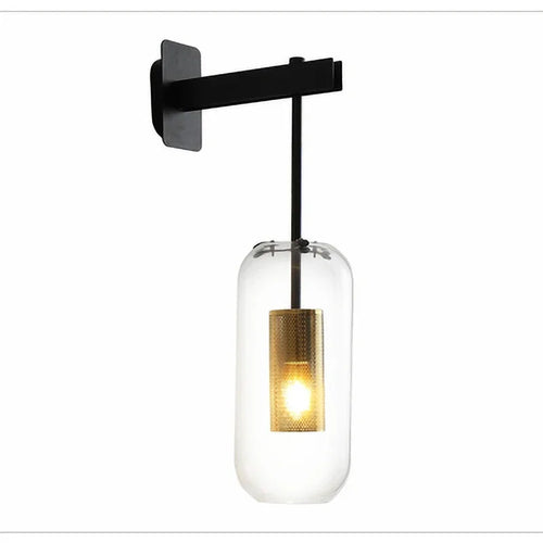 Moderne LED Vegglampe med Glassdeksel for Soverom og Stue | Skanto