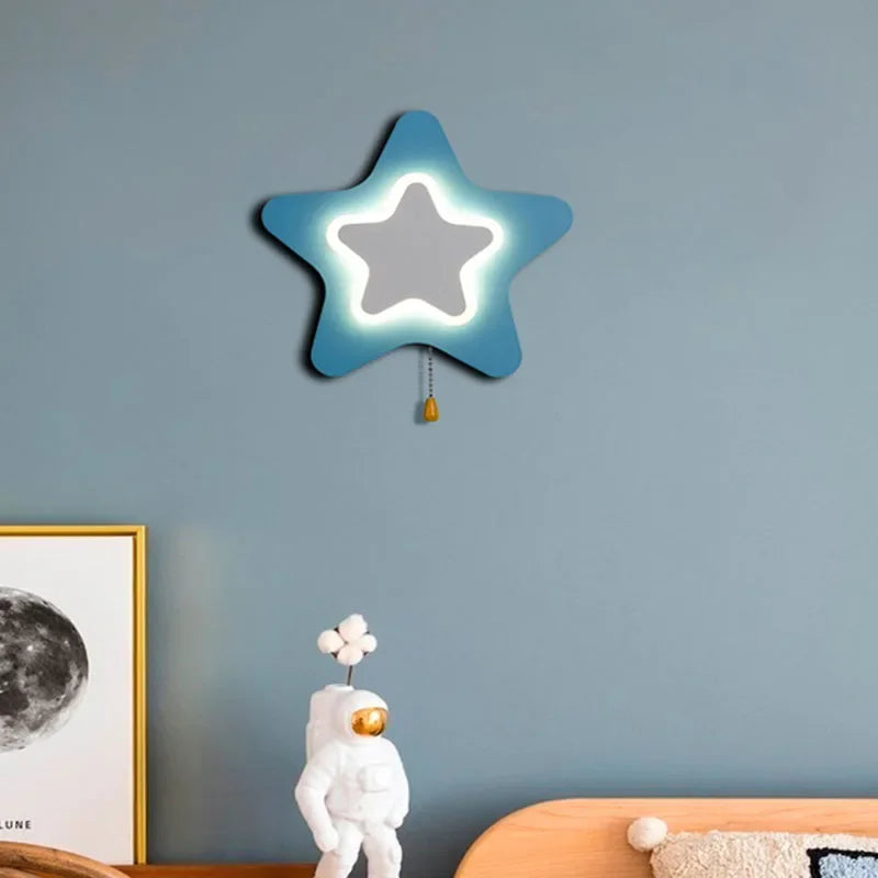 Skanto | Myk LED Vegglampe i Form av en Stjerne for Småbarn