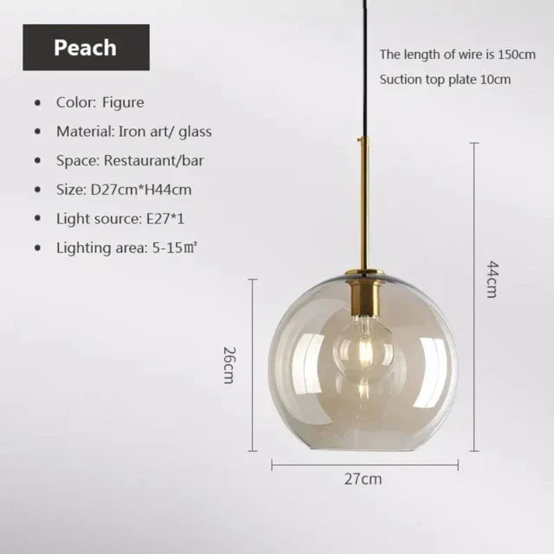NordicGlas - Moderne Skandinavisk Glass Pendellampe for Spisestue og Stue | Skanto