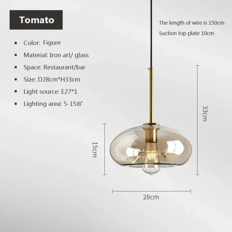 NordicGlas - Moderne Skandinavisk Glass Pendellampe for Spisestue og Stue | Skanto