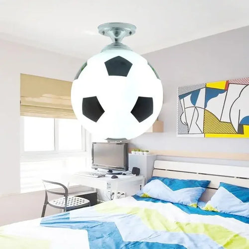 Skanto | LED taklampe med kule-design - barneromslampe med glasskule