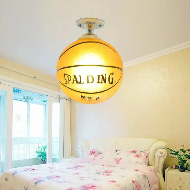 Norvo | LED taklampe med kule-design - barneromslampe med glasskule