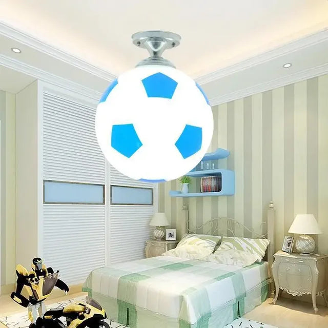 Norvo | LED taklampe med kule-design - barneromslampe med glasskule