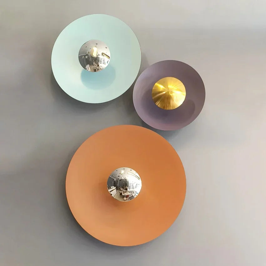 Skanto | ColorBurst – Moderne Rund LED Lampe med Justerbart Lys og Flere Farger