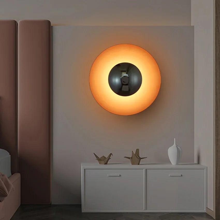 Skanto | ColorBurst – Moderne Rund LED Lampe med Justerbart Lys og Flere Farger