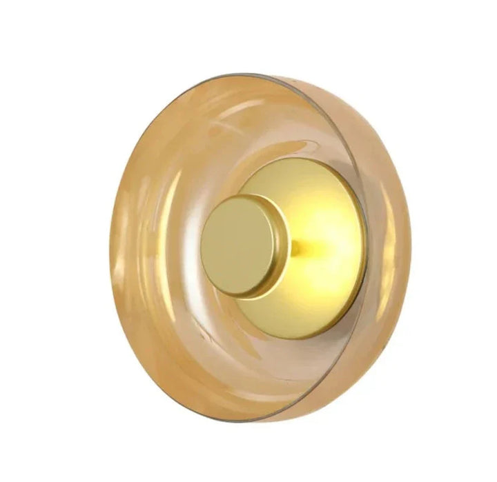 Elegant hengende vegglampe med glasskål | Tidsløst design og behagelig lys for stilfull veggbelysning | Skanto
