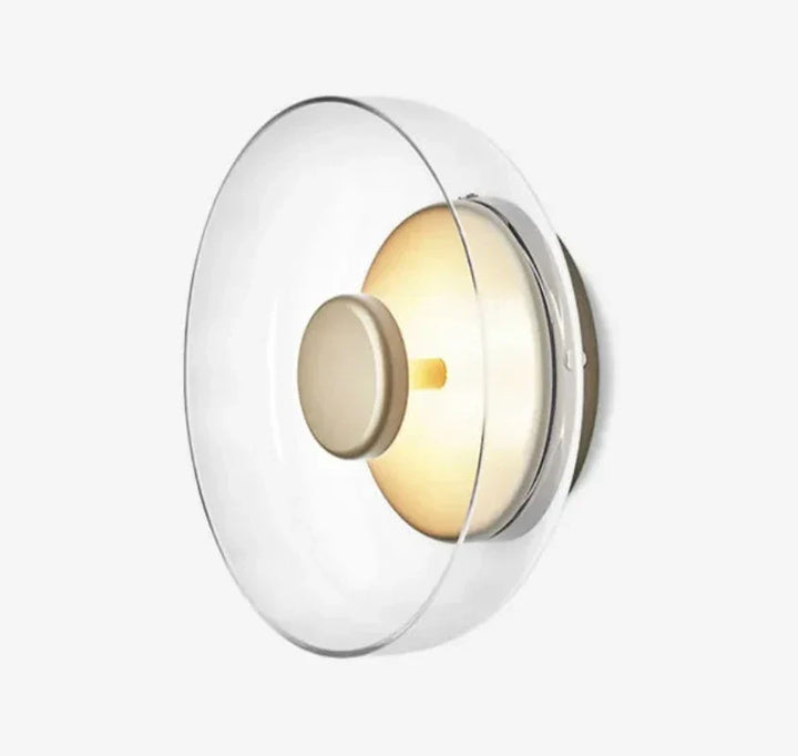Elegant hengende vegglampe med glasskål | Tidsløst design og behagelig lys for stilfull veggbelysning | Skanto