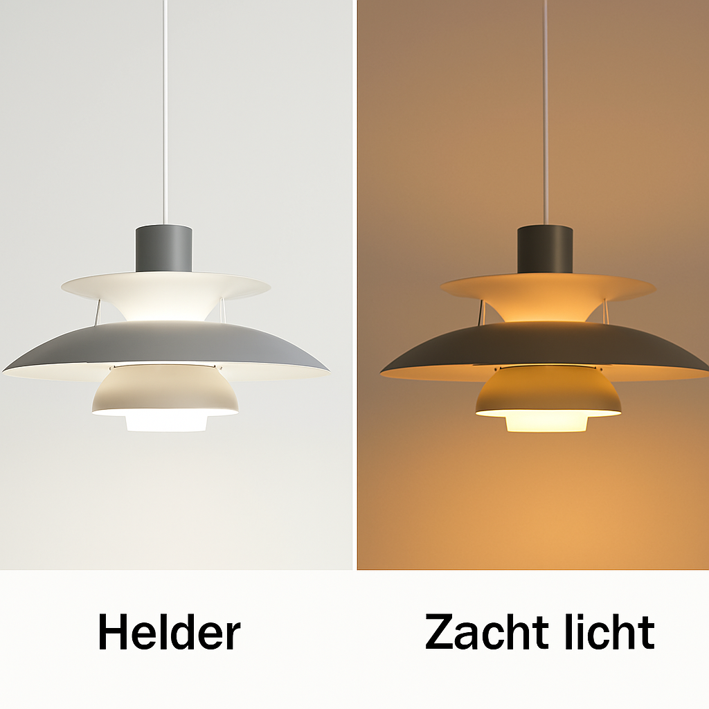 Skanto | Moderne LED Taklampe Rund – Dimbar & Holdbar – Stilfull Belysning for Stue, Spisestue & Kontor