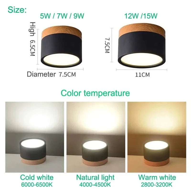 Skanto | Moderne Dimmbar LED Taklampe med Tre-design