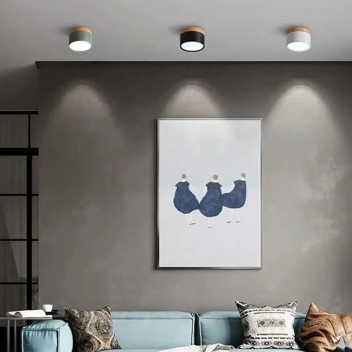 Skanto | Moderne Dimmbar LED Taklampe med Tre-design