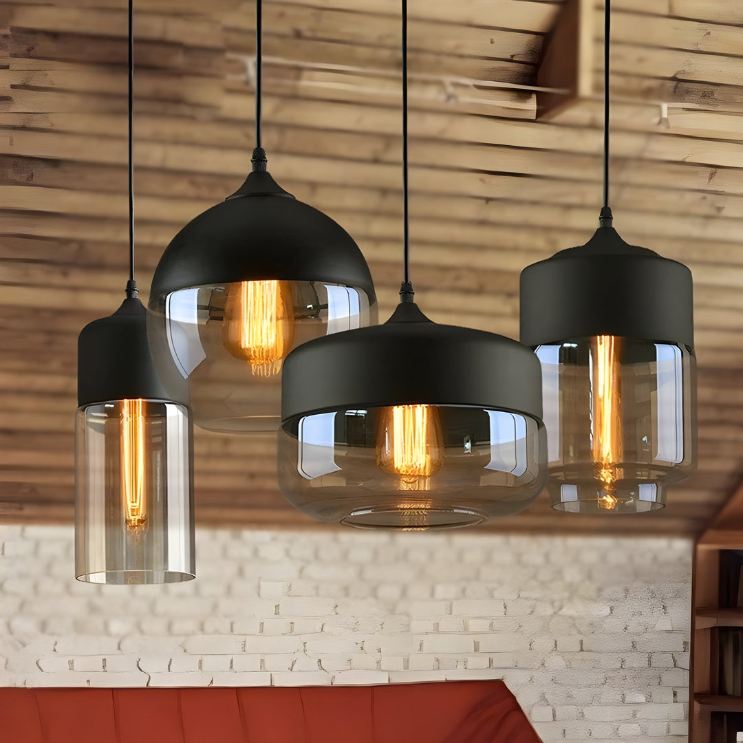 LED Pendellampe laget av glass - Moderne, skandinavisk design for stilige oppholdsrom | Skanto