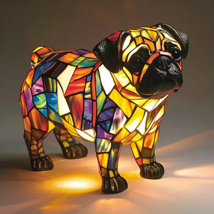 Skanto | Lumidog Håndlaget Lysende Hund Lampe – Ambient Belysning og Gave