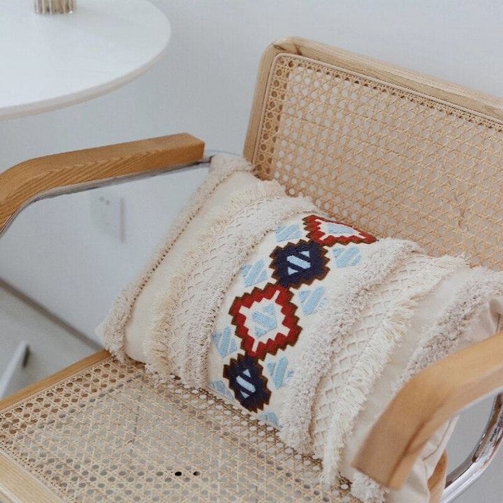 Marokko Tufting Elfenbein Putetrekk | Skanto