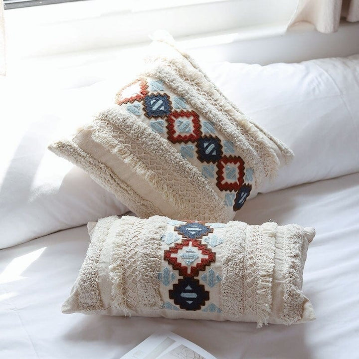 Marokko Tufting Elfenbein Putetrekk | Skanto