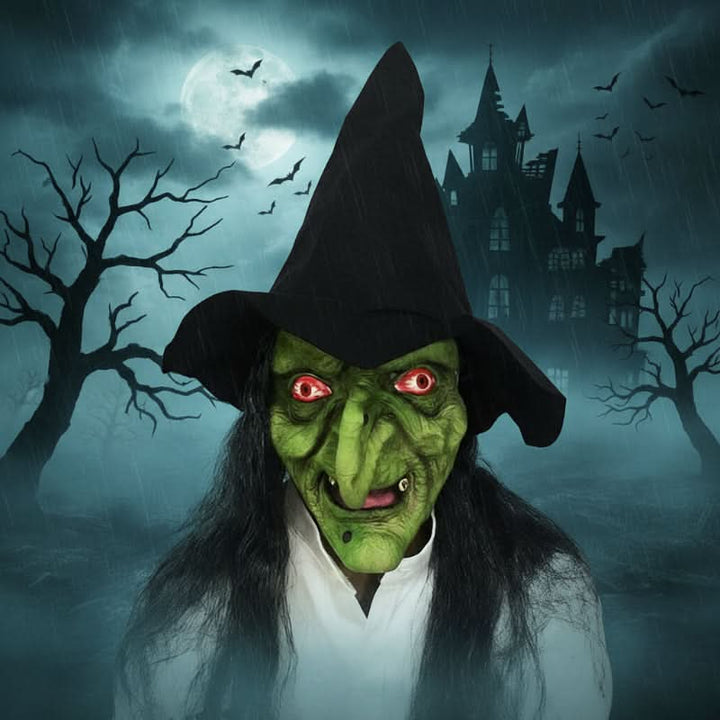 Skanto | Halloween Lateksmaske | Realistisk og Elastisk | Voksen