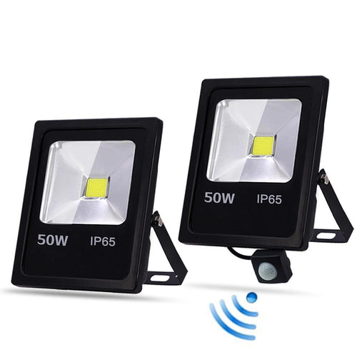Skanto | Bevegelsessensor LED Flomlys 10W 30W 50W 220V Flomlys søkelys IP65 Reflektor Utendørs belysning LED utvendig SpotLight