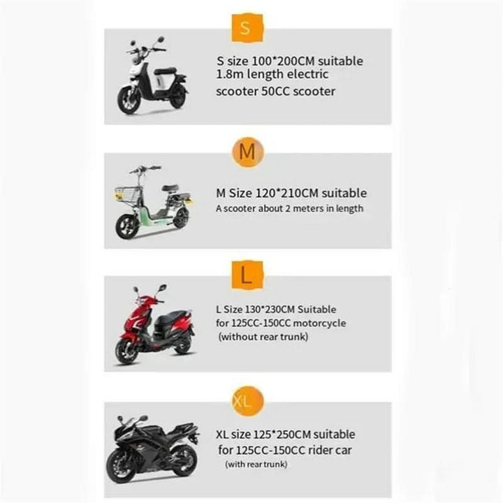 Skanto | Universalt Motorsykkeltrekk med UV-beskyttelse