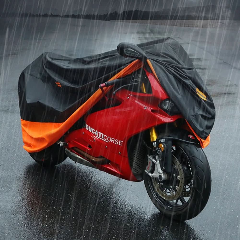 Universelle Motorradabdeckung med UV- og Wetterbeskyttelse