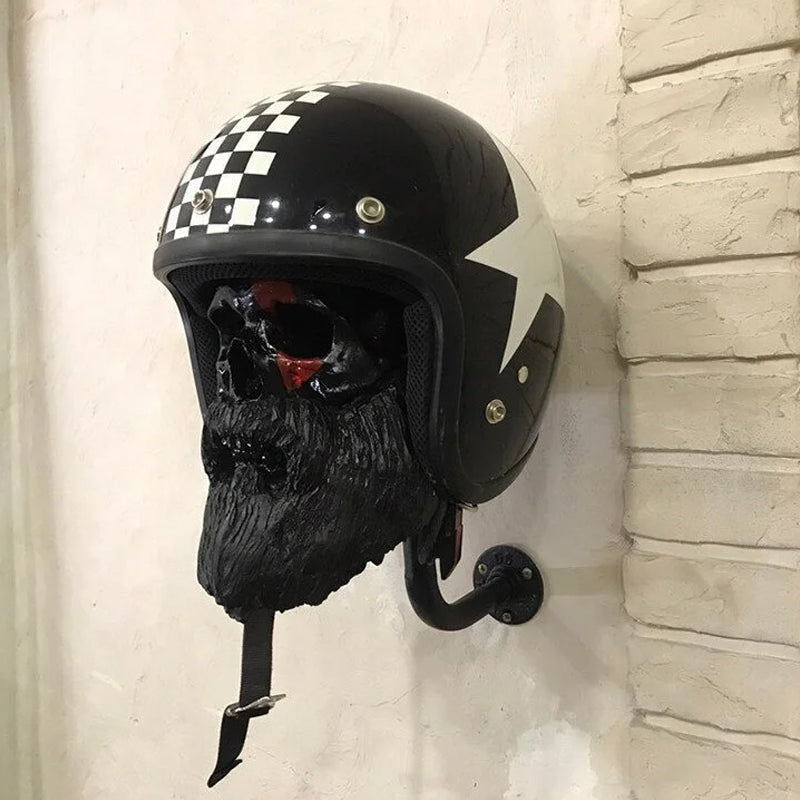 Skull Motorsykkelhjelmholder | Skanto
