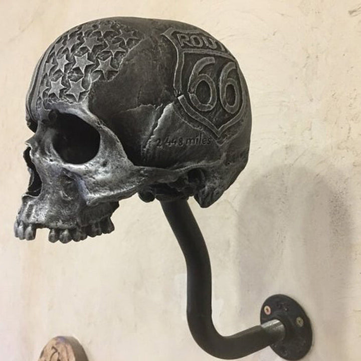 Skull Motorsykkelhjelmholder | Skanto