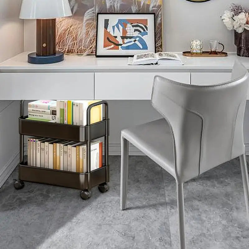 Skanto | BookRacer – Mobil bokvogn med 2 hyller
