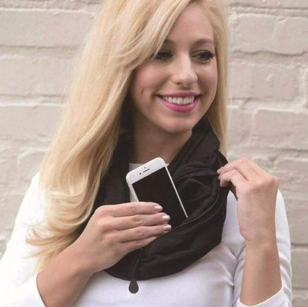 Multi-Way Infinity Skjerf med Lomme | Skanto