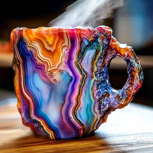 Skanto | CrystalBrew Kaffe Kopper | Elegante mineral krystall kopper for en unik kaffeopplevelse