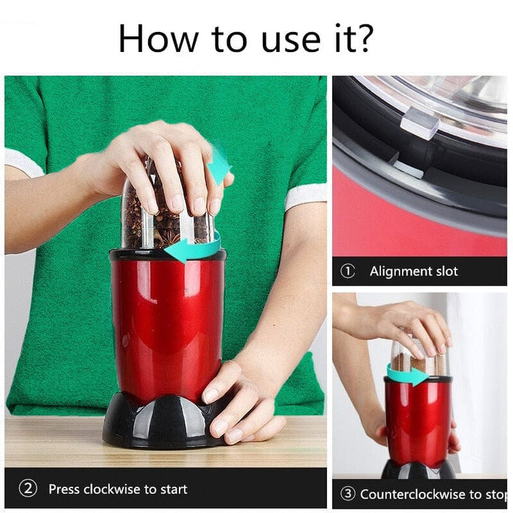 Multifunksjonell Mini Juicer Blender Skanto