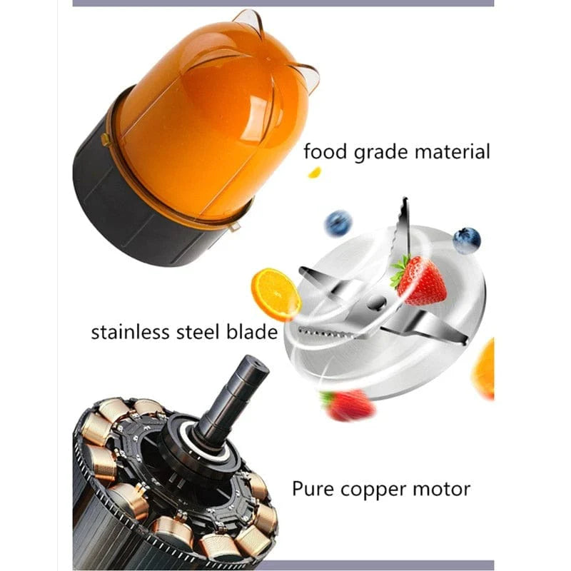 Multifunksjonell Mini Juicer Blender Skanto