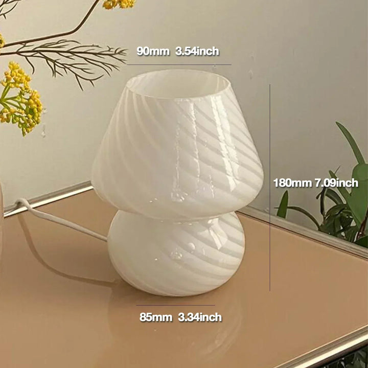 Skanto | Murano Glass Bordlampe - Elegant og Unik