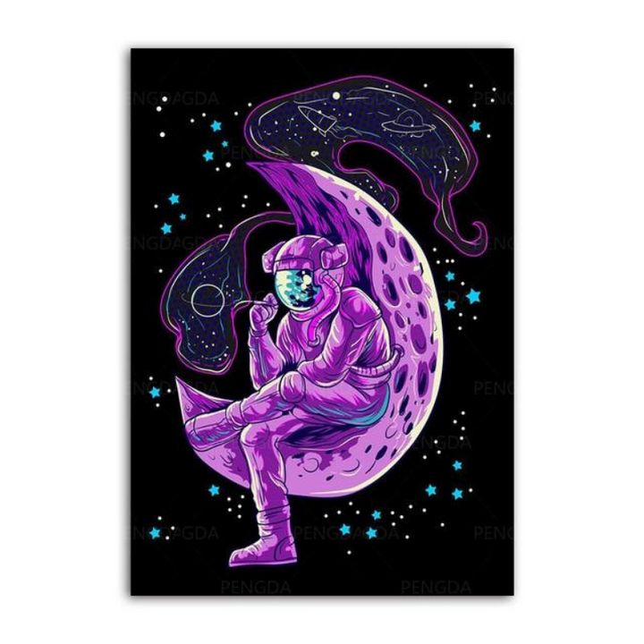 Vaporwave Astronaut – Lerretsbilder
